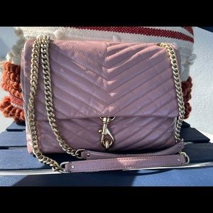 Rebecca Minkoff Large Edie shoulder bag pink glaze